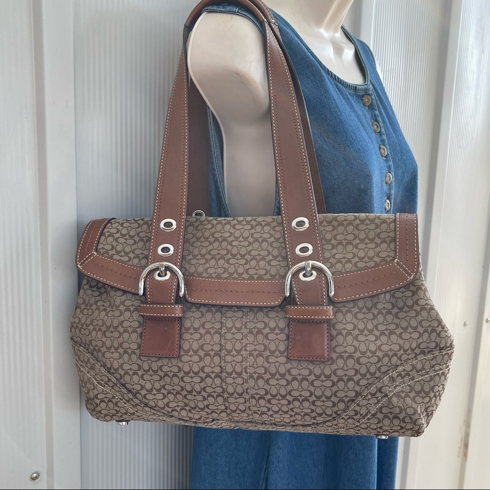 VINTAGE LARGE COACH HOBO SHOULDER BAG F12312 MINT CONDITION